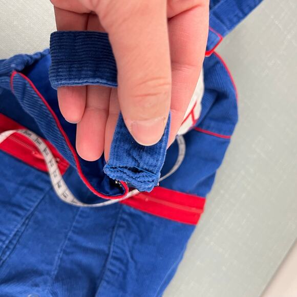 Vintage Blue Corduroy Airplane Overalls 12 Months - Picture 8 of 8